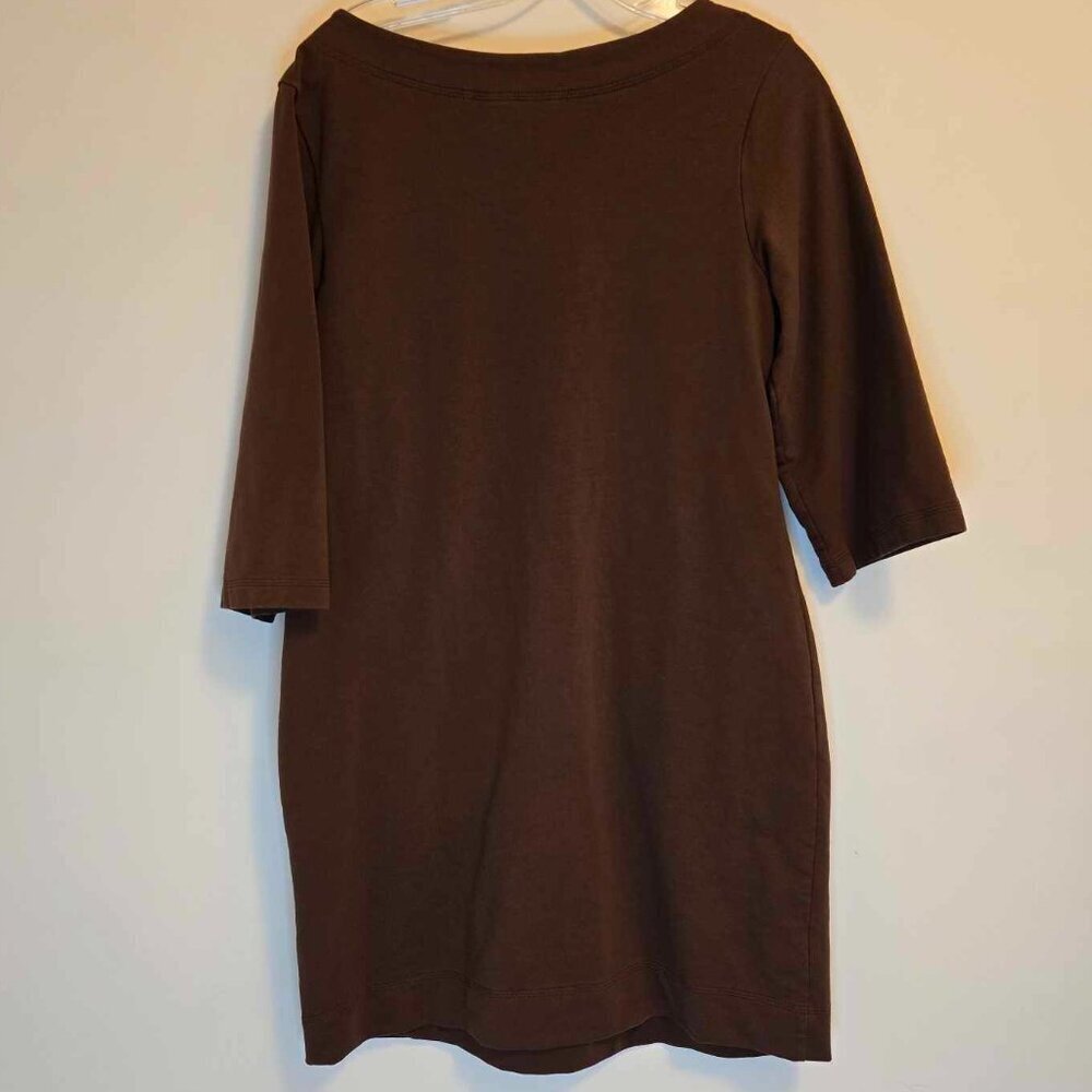 Tommy Bahama Brown T-Shirt Dress - Picture 2 of 6